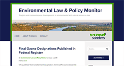 Desktop Screenshot of environmentallawandpolicy.com