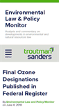 Mobile Screenshot of environmentallawandpolicy.com